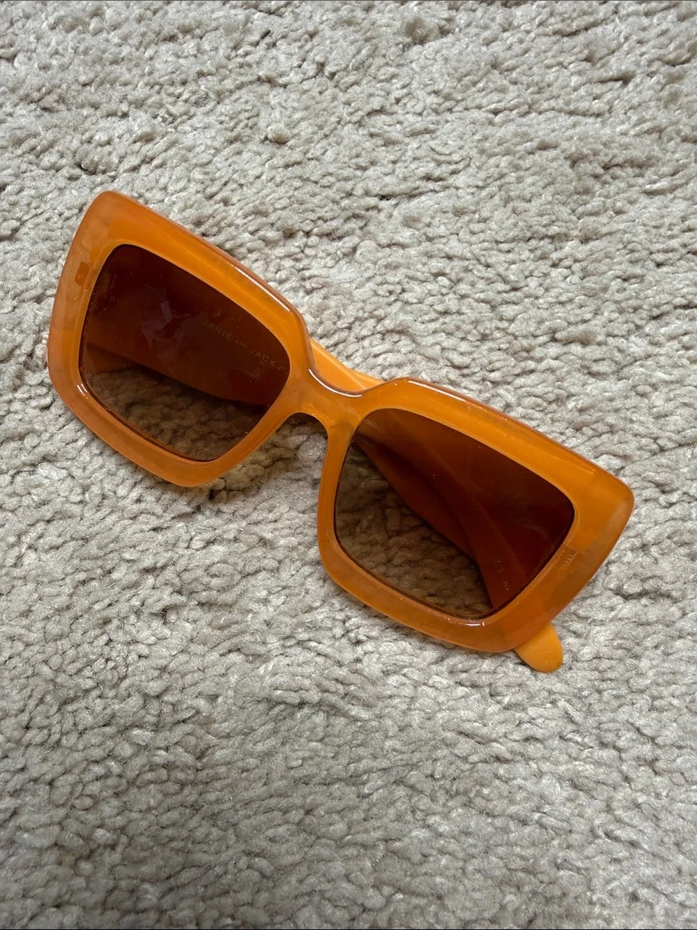 Janie and Jack Orange Sunglasses